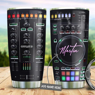 Personalized Dj Mixer Stainless Steel Tumbler 20Oz - Thegiftio UK
