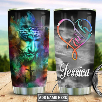 Personalized Faith Stainless Steel Tumbler 20Oz - Thegiftio UK