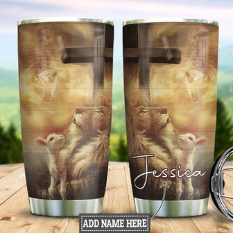 Personalized Faith Stainless Steel Tumbler 20Oz - Thegiftio UK