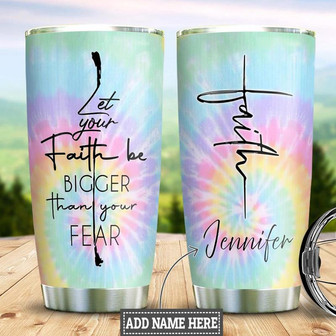 Personalized Faith Stainless Steel Tumbler 20Oz - Thegiftio UK