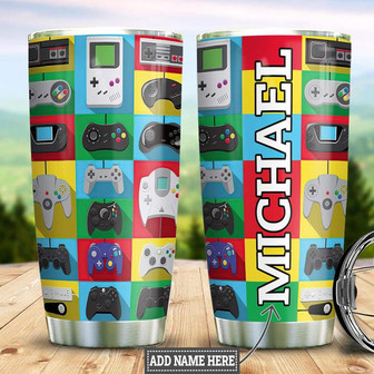 Personalized Game Console Stainless Steel Tumbler 20Oz - Thegiftio UK