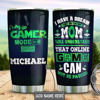 Personalized Gamer Dream Stainless Steel Tumbler 20Oz - Thegiftio UK