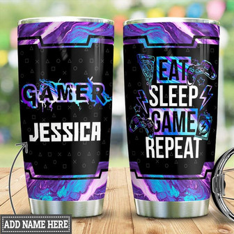 Personalized Gamer Stainless Steel Tumbler 20Oz - Thegiftio