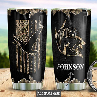 Personalized Goose Hunting Stainless Steel Tumbler 20Oz - Thegiftio UK
