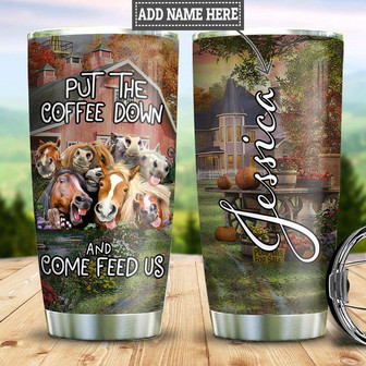 Personalized Horse Lover Coffee Stainless Steel Tumbler 20Oz - Thegiftio