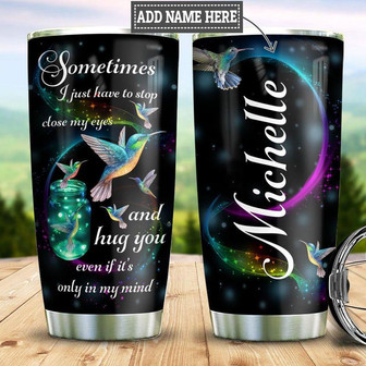 Personalized Hummingbird In My Mind Stainless Steel Tumbler 20Oz - Thegiftio UK