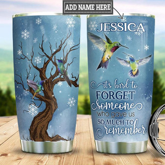 Personalized Hummingbird Remember Stainless Steel Tumbler 20Oz - Thegiftio UK