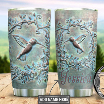 Personalized Hummingbird Stainless Steel Tumbler 20Oz - Thegiftio UK