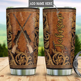 Personalized Hunting Stainless Steel Tumbler 20Oz - Thegiftio UK