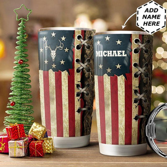 Personalized Hunting Stainless Steel Tumbler 20Oz - Thegiftio UK