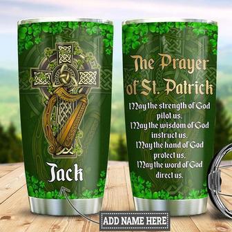 Personalized Irish Saint Patrick Prayer Stainless Steel Tumbler 20Oz - Thegiftio UK