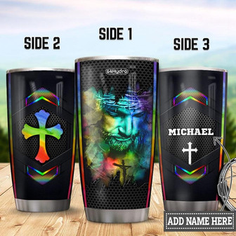 Personalized Jesus Faith Stainless Steel Tumbler 20Oz - Thegiftio UK