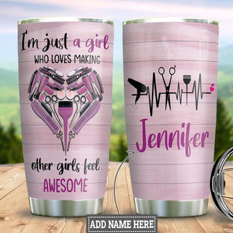 Personalized Makeup And Hair Artist Stainless Steel Tumbler 20Oz - Thegiftio UK