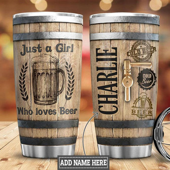 Personalized Mom Beer Stainless Steel Tumbler 20Oz - Thegiftio UK
