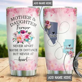 Personalized Mom And Daughter Forever Stainless Steel Tumbler 20Oz - Thegiftio UK