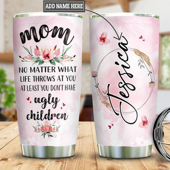 Personalized To My Mom Stainless Steel Tumbler 20Oz - Thegiftio UK