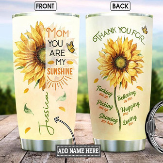 Personalized Mom Thank You Stainless Steel Tumbler 20Oz - Thegiftio UK
