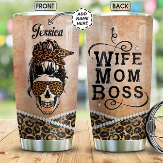 Personalized Mom Wife Boss Stainless Steel Tumbler 20Oz - Thegiftio UK