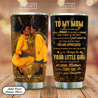Personalized Mother To Daughter Stainless Steel Tumbler 20Oz - Thegiftio UK