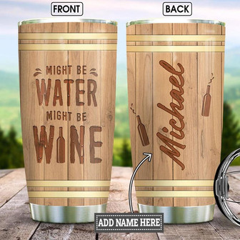 Personalized Oak Wine Barrel Full Object Style Stainless Steel Tumbler 20Oz - Thegiftio UK