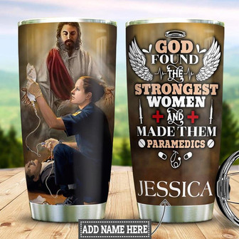 Personalized Paramedics Faith Stainless Steel Tumbler 20Oz - Thegiftio UK