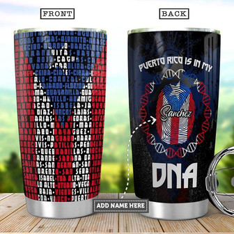 Personalized Puerto Rico Cities Stainless Steel Tumbler 20Oz - Thegiftio