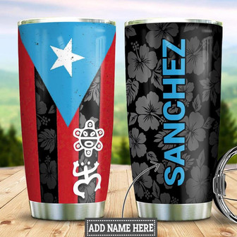 Personalized Puerto Rico Stainless Steel Tumbler 20Oz - Thegiftio UK