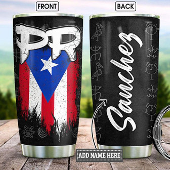 Personalized Puerto Rico Stainless Steel Tumbler 20Oz - Thegiftio UK