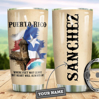 Personalized Puerto Rico Stainless Steel Tumbler 20Oz - Thegiftio UK