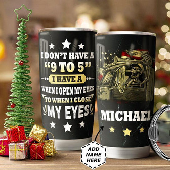 Personalized Skull Trucker Stainless Steel Tumbler 20Oz - Thegiftio UK