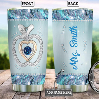 Personalized Teacher Jewelry Style Stainless Steel Tumbler 20Oz - Thegiftio UK
