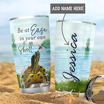 Personalized Turtle Shell Stainless Steel Tumbler 20Oz - Thegiftio UK