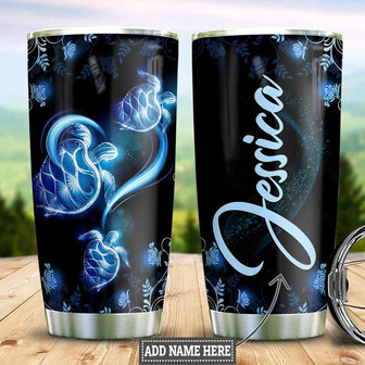 Personalized Turtle Stainless Steel Tumbler 20Oz - Thegiftio UK