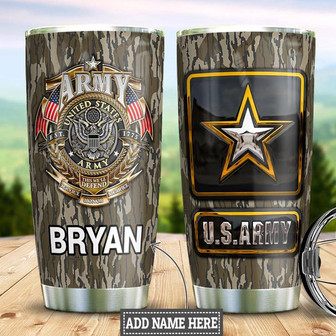 Personalized Us Army Stainless Steel Tumbler 20Oz - Thegiftio UK