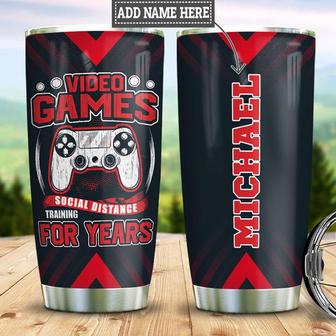 Personalized Video Game Stainless Steel Tumbler 20Oz - Thegiftio UK