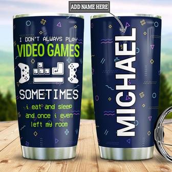 Personalized Video Games Lovers Stainless Steel Tumbler 20Oz - Thegiftio UK