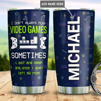 Personalized Video Games Lovers Stainless Steel Tumbler 20Oz - Thegiftio UK