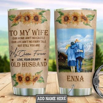 Personalized To My Wife Stainless Steel Tumbler 20Oz - Thegiftio UK