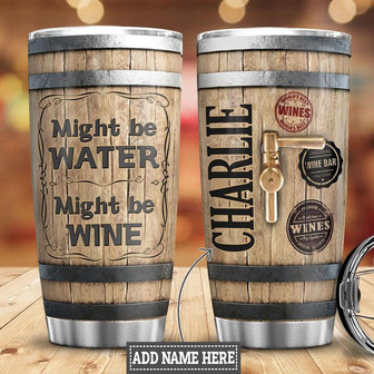 Personalized Wine Barrel Full Object Stainless Steel Tumbler 20Oz - Thegiftio UK