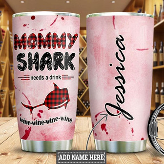 Personalized Wine Lover Mom Stainless Steel Tumbler 20Oz - Thegiftio UK
