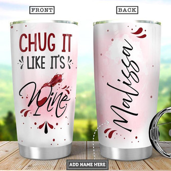 Personalized Wine Stainless Steel Tumbler 20Oz - Thegiftio UK