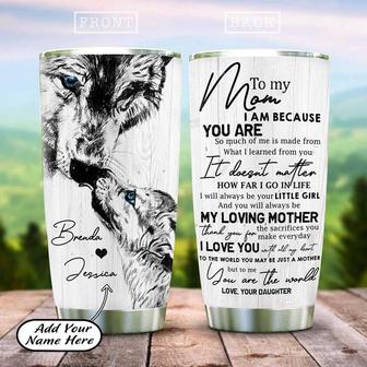Personalized Wolf Mother Stainless Steel Tumbler 20Oz - Thegiftio UK