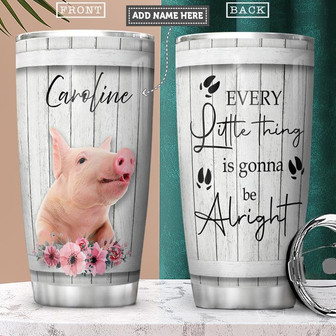 Pig Personalized Stainless Steel Tumbler 20Oz - Thegiftio UK