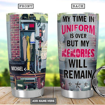Police Personalized Stainless Steel Tumbler 20Oz - Thegiftio UK