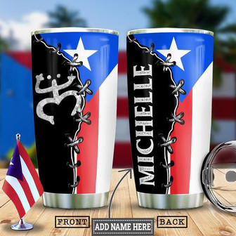 Pr Taino Frog Personalized Stainless Steel Tumbler 20Oz - Thegiftio
