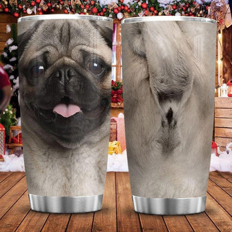 Your Pug Hair Stainless Steel Tumbler 20Oz - Thegiftio UK