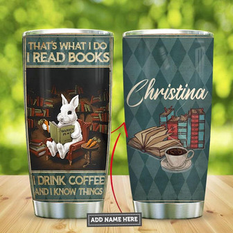 Rabbit Books Personalized Stainless Steel Tumbler 20Oz - Thegiftio UK