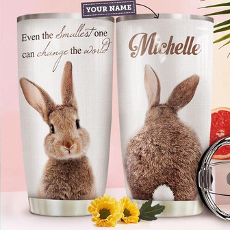 Rabbit Personalized Stainless Steel Tumbler 20Oz - Thegiftio UK