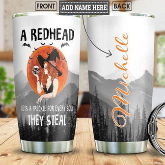 Redhead Personalized Stainless Steel Tumbler 20Oz - Thegiftio
