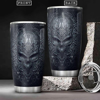 Skull Stainless Steel Tumbler 20Oz - Thegiftio UK